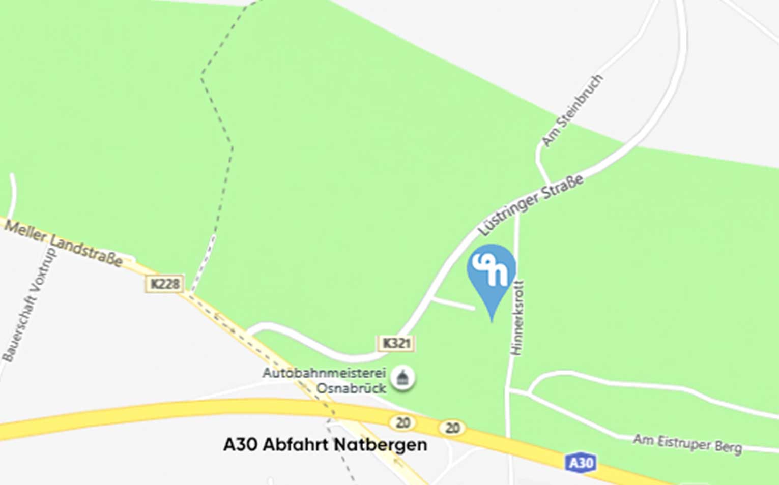 Anfahrt-Natbergen