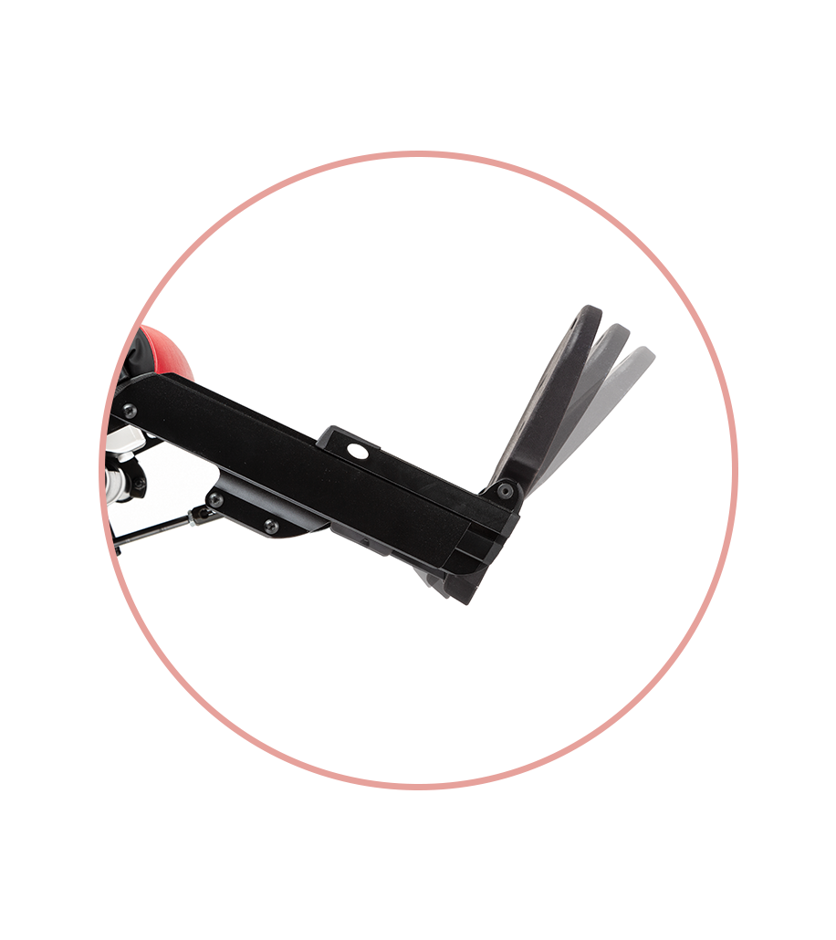Footplate Angle Highlightkreis Sitzen Und Positionieren